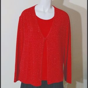 Alice Stuart red sweater size 16
